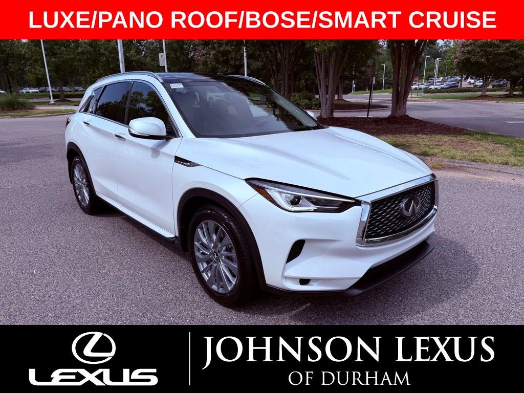 2024 INFINITI QX50 LUXE PANO ROOF/BOSE/1-OWNER/ALL RECORDS