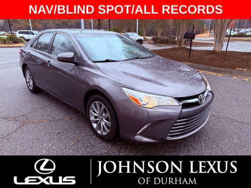 2016 Toyota Camry XLE NAV/SUNROOF/BLINDSPOT/CONV PKG/DEALER SERVICED