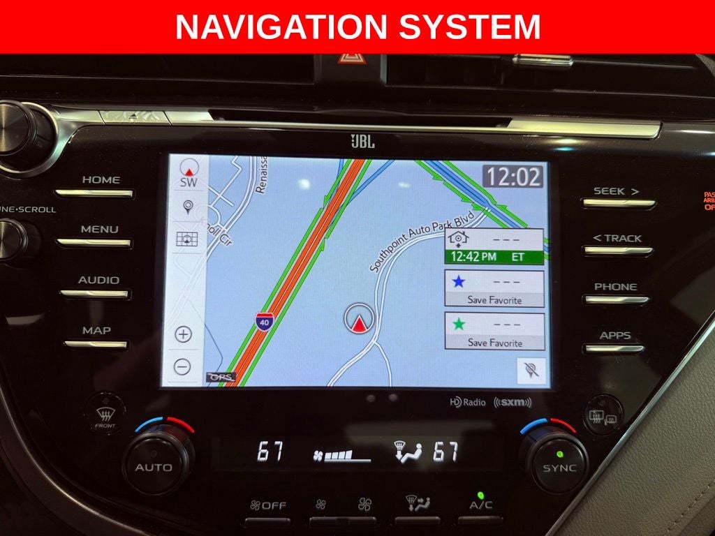 2018 Toyota Camry XLE V6/PANO ROOF/JBL/360 CAM/NAV/SMART CRUISE