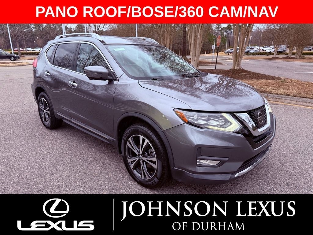 2017 Nissan Rogue SL PREMIUM/PANO ROOF/360 CAM/NEW TIRES/ALL RECORDS