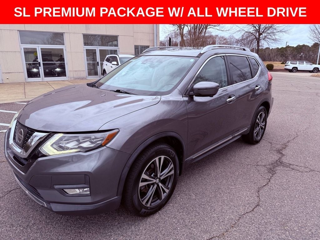 2017 Nissan Rogue SL PREMIUM/PANO ROOF/360 CAM/NEW TIRES/ALL RECORDS