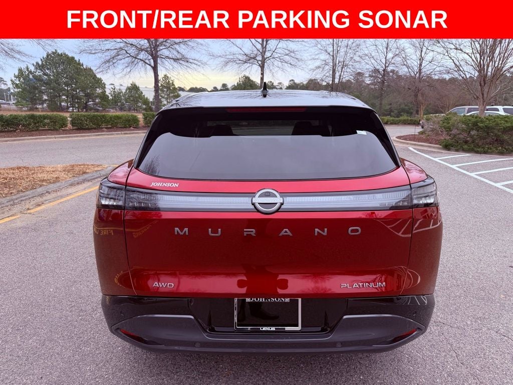 2025 Nissan Murano Platinum PANO ROOF/HEAD UP/360 CAM/PARK AST/4,233 MILES
