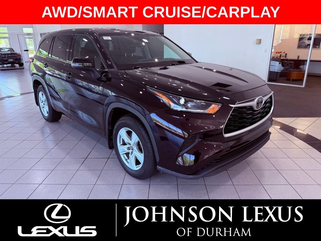 2021 Toyota Highlander L SMART CRUISE/CARPLAY/1 OWNER/CLEAN CARFAX