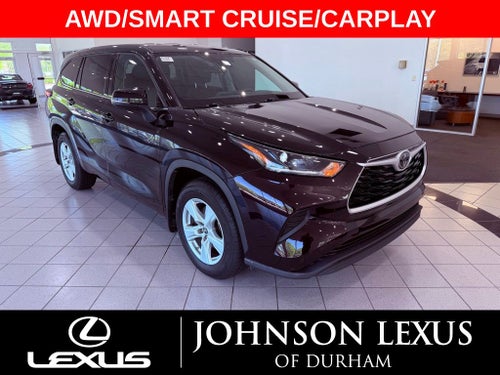 2021 Toyota Highlander L SMART CRUISE/CARPLAY/1 OWNER/CLEAN CARFAX
