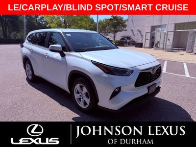 2023 Toyota Highlander LE BLIND SPOT/SMART CRUISE/CARPLAY/1 OWNER