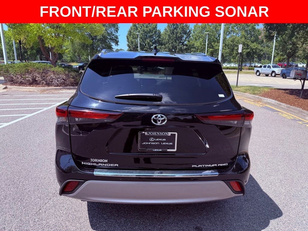 2026 Toyota Highlander Platinum PANO ROOF/JBL/360 CAM/HEAD UP/PARK AST