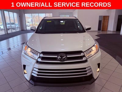 2019 Toyota Highlander XLE SUNROOF/NAV/SMART CRUISE/1 OWNER/ALL RECORDS