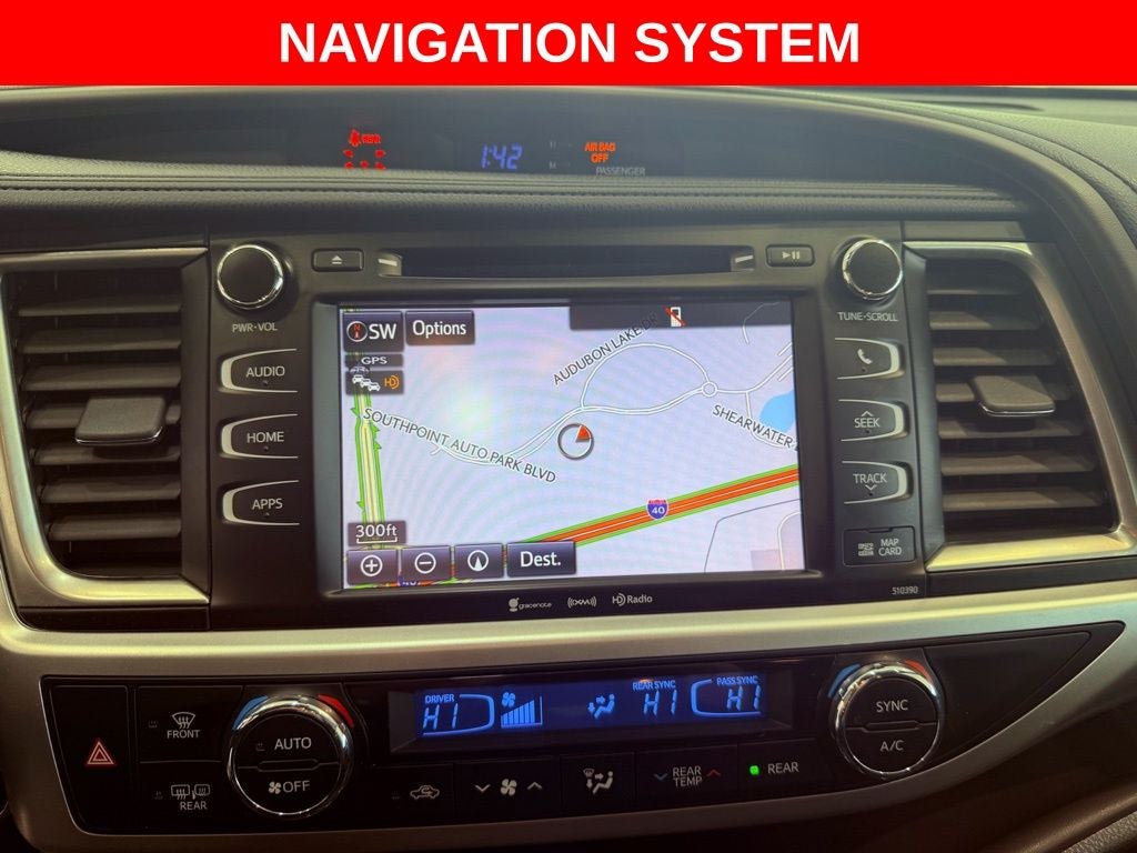 2019 Toyota Highlander XLE SUNROOF/NAV/SMART CRUISE/1 OWNER/ALL RECORDS