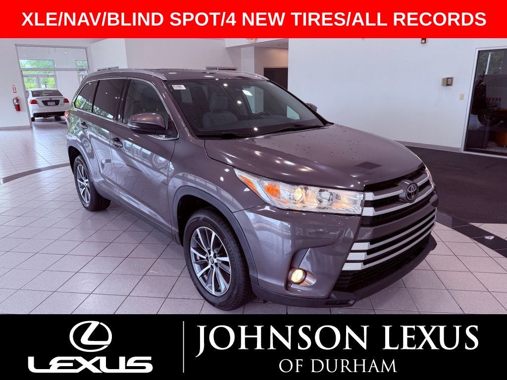 2019 Toyota Highlander XLE NAV/BLIND SPOT/SMART CRUISE/4 NEW TIRES