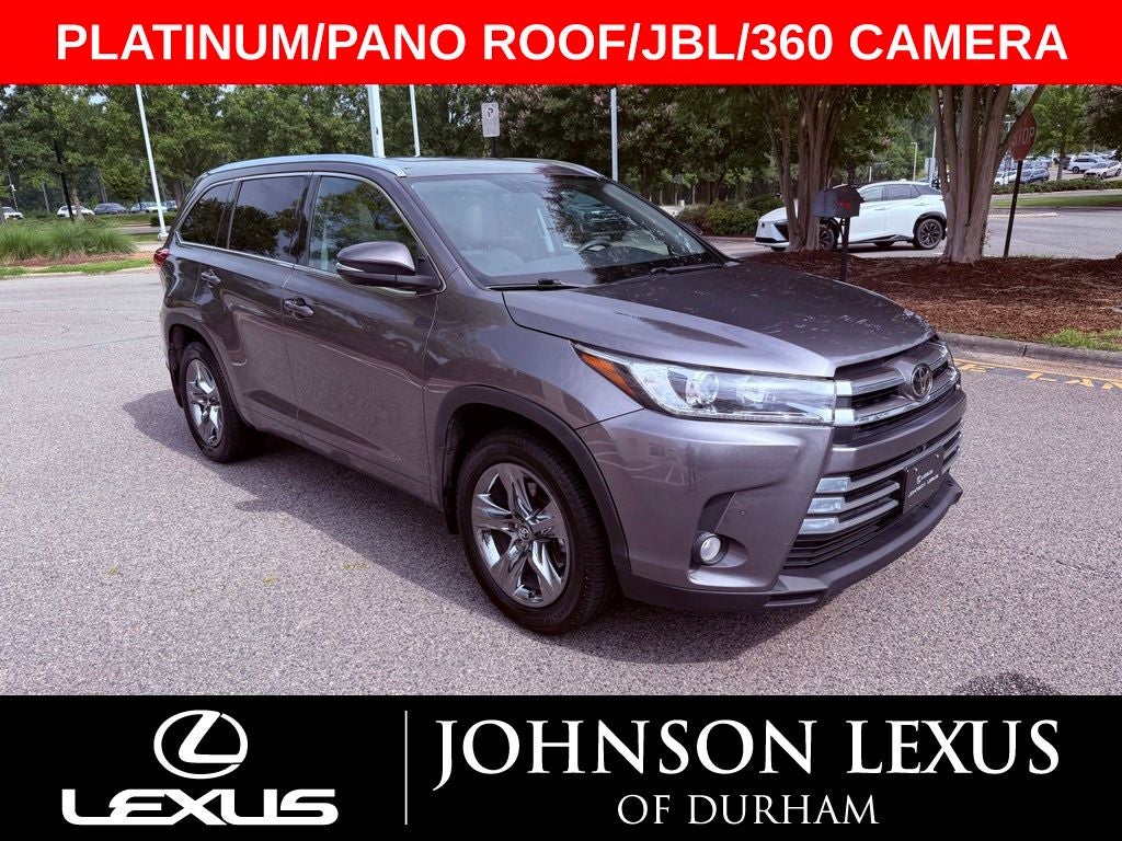 2018 Toyota Highlander Limited Platinum PANO ROOF/JBL/360 CAM/NAVIGATION