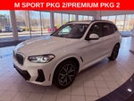 2022 BMW X3 sDrive30i M-SPORT PKG 2/PANO ROOF/PARK AST/NAV/CLEAN CARFAX