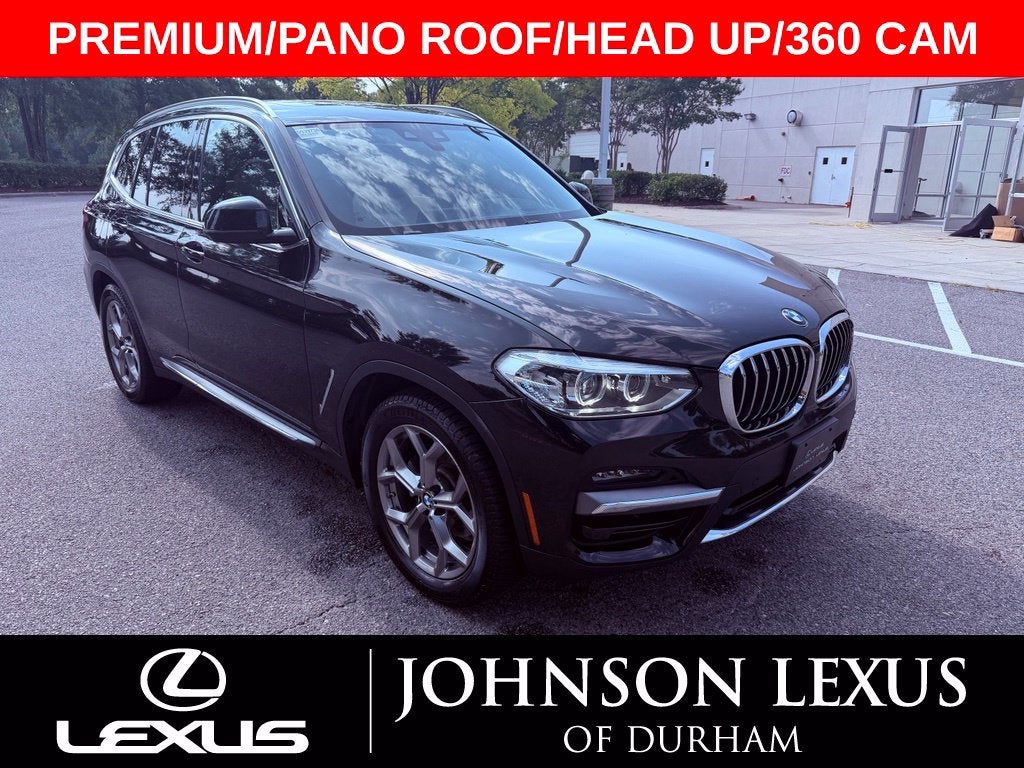 2020 BMW X3 xDrive30i PREMIUM/LUXURY/PANOROOF/HEAD UP/360CAM/DRIVE AST