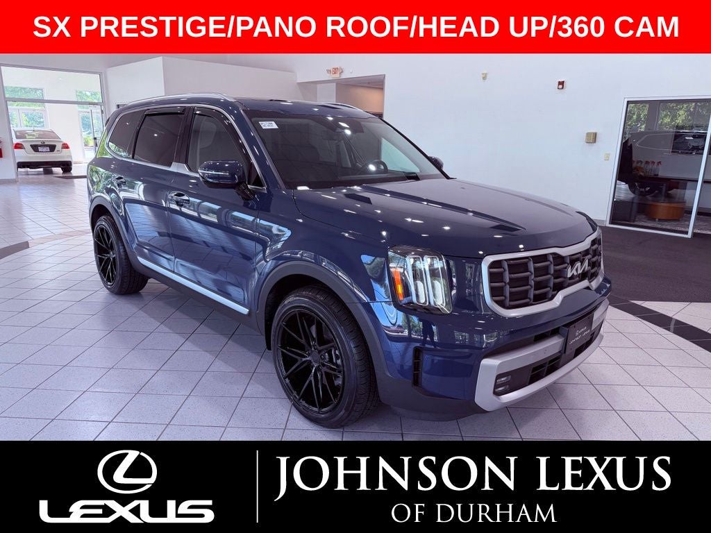 2023 Kia Telluride SX-Prestige PANO ROOF/HEAD UP/360 CAM/NAV/4 NEW TIRES
