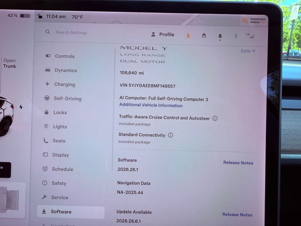 2021 Tesla Model Y Long Range 3RD ROW/NEW TIRES/FULL SELF DRIVING (SUBSCRIP.)