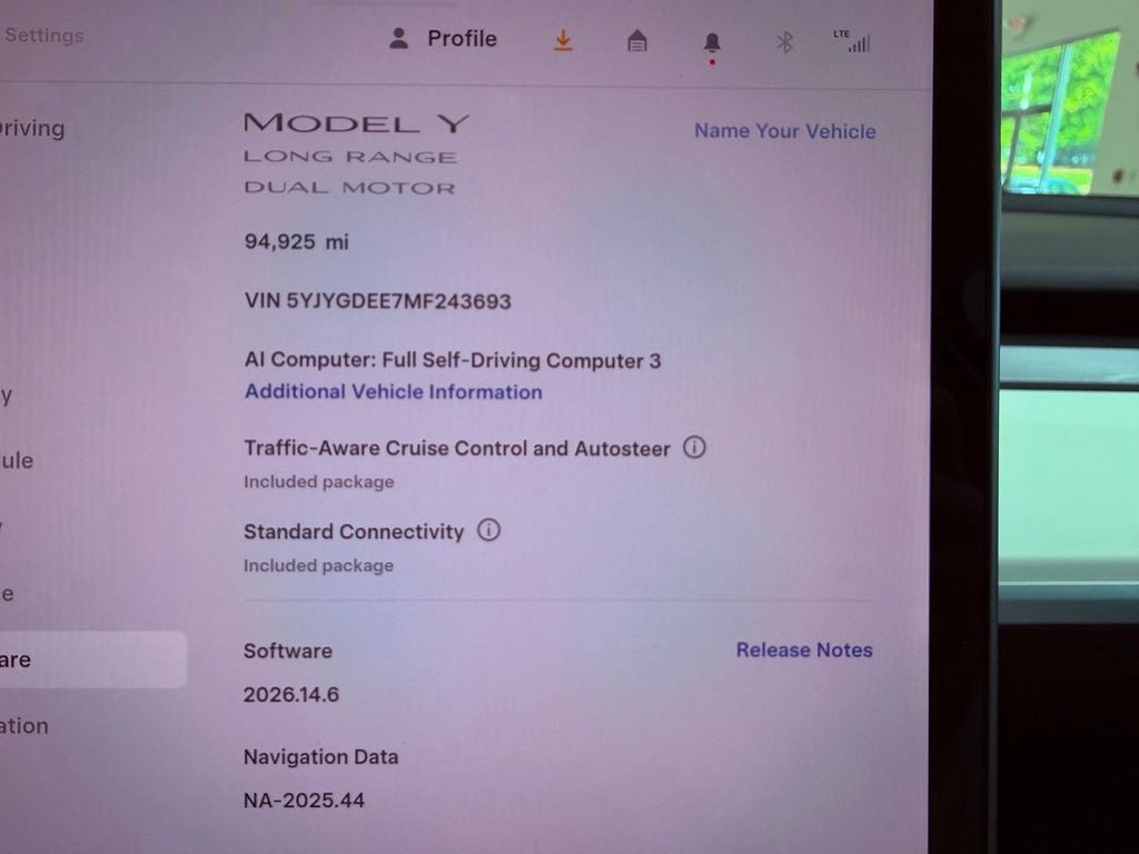 2021 Tesla Model Y Long Range FULL SELF DRIVING (SUBSCRIPTION)/NAV/360 CAM