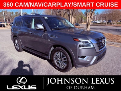 2021 Nissan Armada SL 360 CAM/NAV/CARPLAY/PARK AST/CLEAN CARFAX