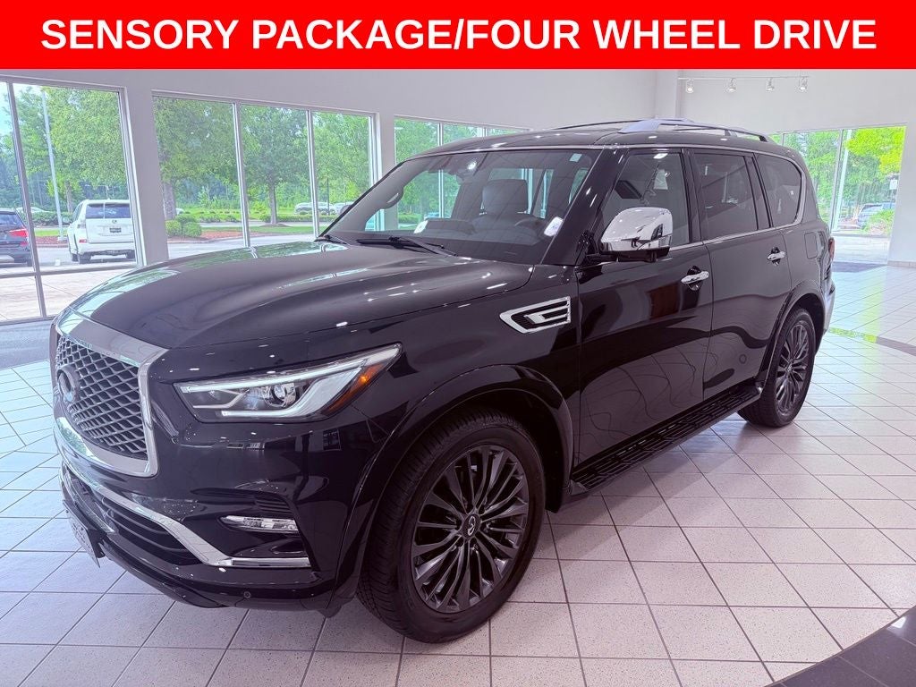 2023 INFINITI QX80 Sensory 360 CAM/BOSE/NAV/2 REAR DVD'SVD/ALL RECORDS