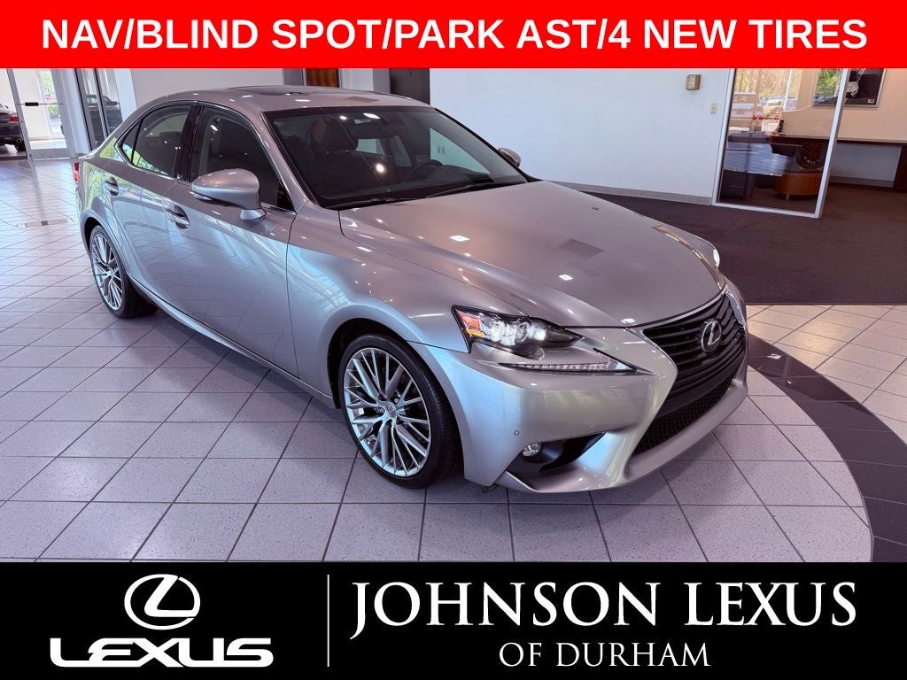 2015 Lexus IS 250 NAV/BLIND SPOT/PARK AST/4 NEW TIRES/ALL RECORDS