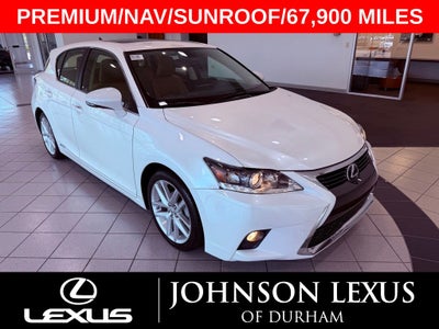 2017 Lexus CT 200h PREMIUM/NAV/SUNROOF/ALL RECORDS/67,900 MILES