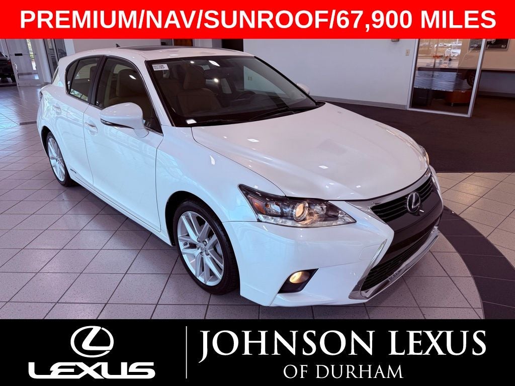 2017 Lexus CT 200h PREMIUM/NAV/SUNROOF/ALL RECORDS/67,900 MILES