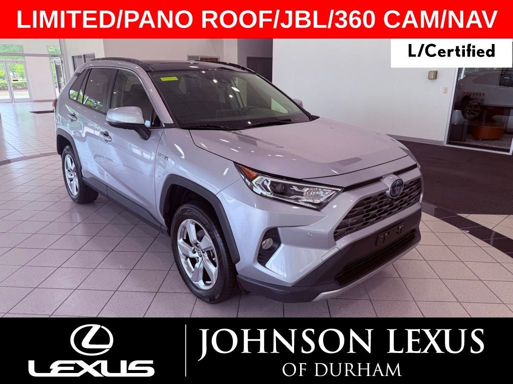2020 Toyota RAV4 Hybrid Limited PANO ROOF/JBL/ADV TECH PKG/360 CAM