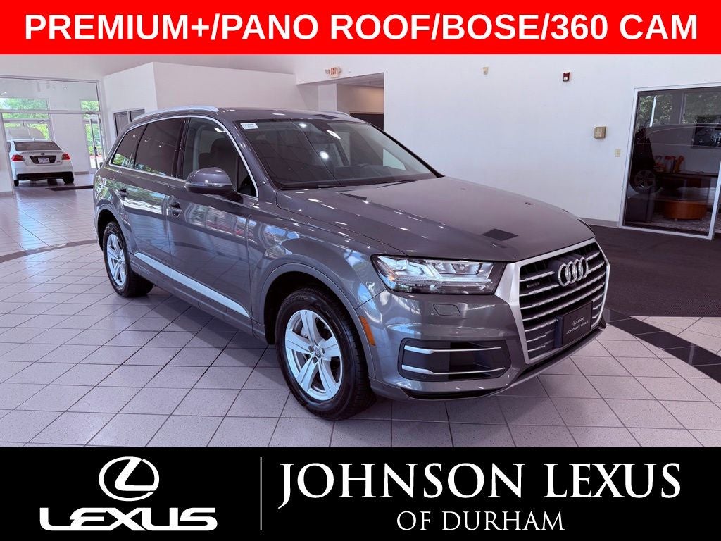 2019 Audi Q7 45 Premium Plus quattro/PANO ROOF/360 CAM/CARPLAY/NAV/BOSE