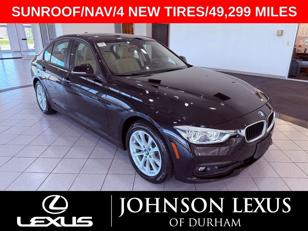 2018 BMW 3 Series 320i NAV/SUNROOF/BLINDSPOT/1 OWNER/4 NEW TIRES