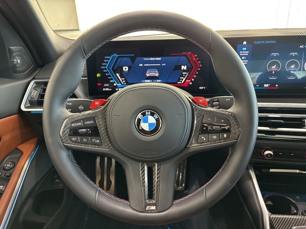 2024 BMW M3 CARBON FIBER/ICON LED/360 CAM/NAV/PARK AST+/1 OWNE