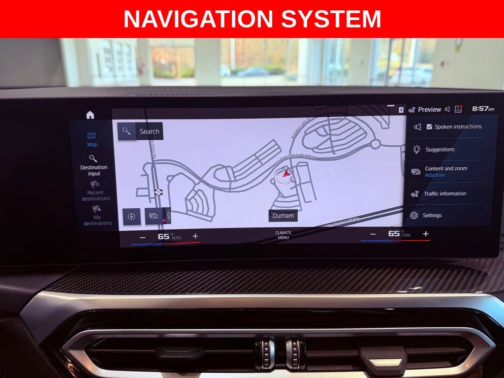 2024 BMW M3 CARBON FIBER/ICON LED/360 CAM/NAV/PARK AST+/1 OWNE