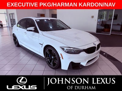 2018 BMW M3 EXECUTIVE/HEAD-UP/360-CAM/BLIND SPOT/NAV/SUNROOF