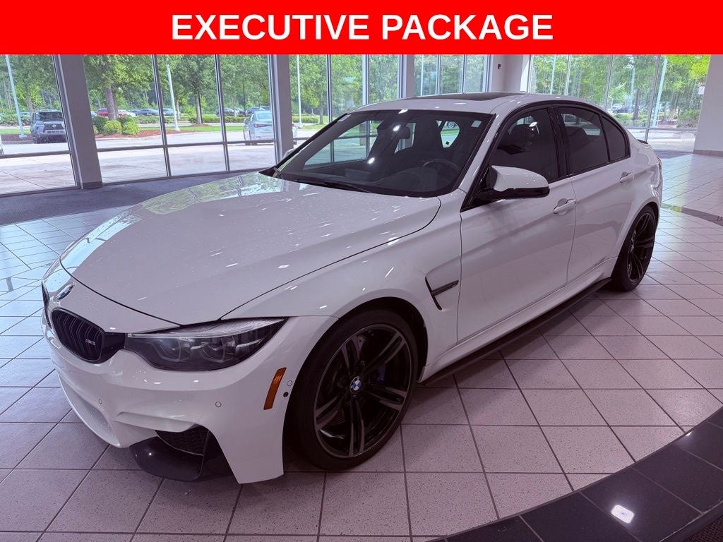2018 BMW M3 EXECUTIVE/HEAD-UP/360-CAM/BLIND SPOT/NAV/SUNROOF