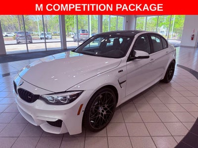 2018 BMW M3 EXECUTIVE/COMPETITION/DRIVE AST PKG/HEAD UP/NEW TI