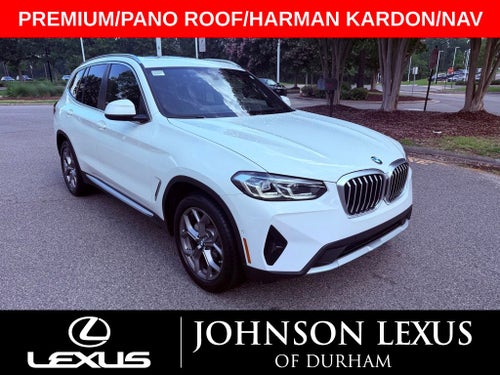2023 BMW X3 xDrive30i PREMIUM/PANO ROOF/CARPLAY/360 CAM/REMOTE START