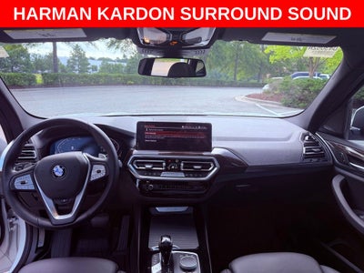 2023 BMW X3 xDrive30i PREMIUM/PANO ROOF/CARPLAY/360 CAM/REMOTE START