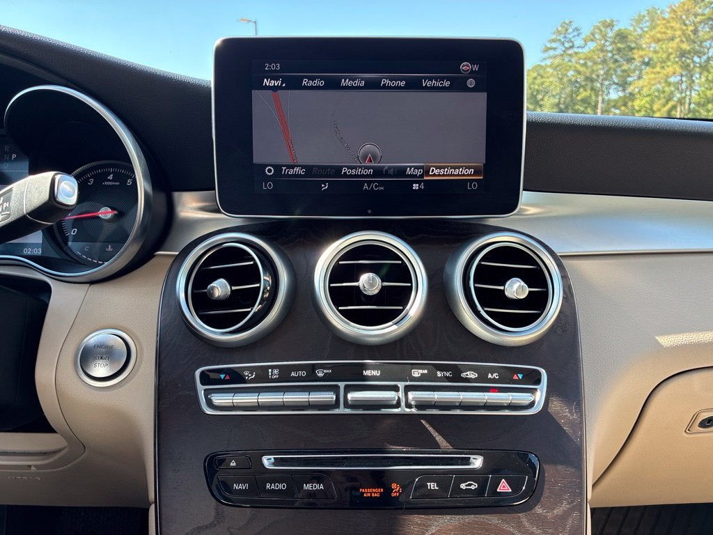2018 Mercedes-Benz GLC GLC 300 4WD/PANO ROOF/BURMESTER/HEAD-UP/CARPLAY