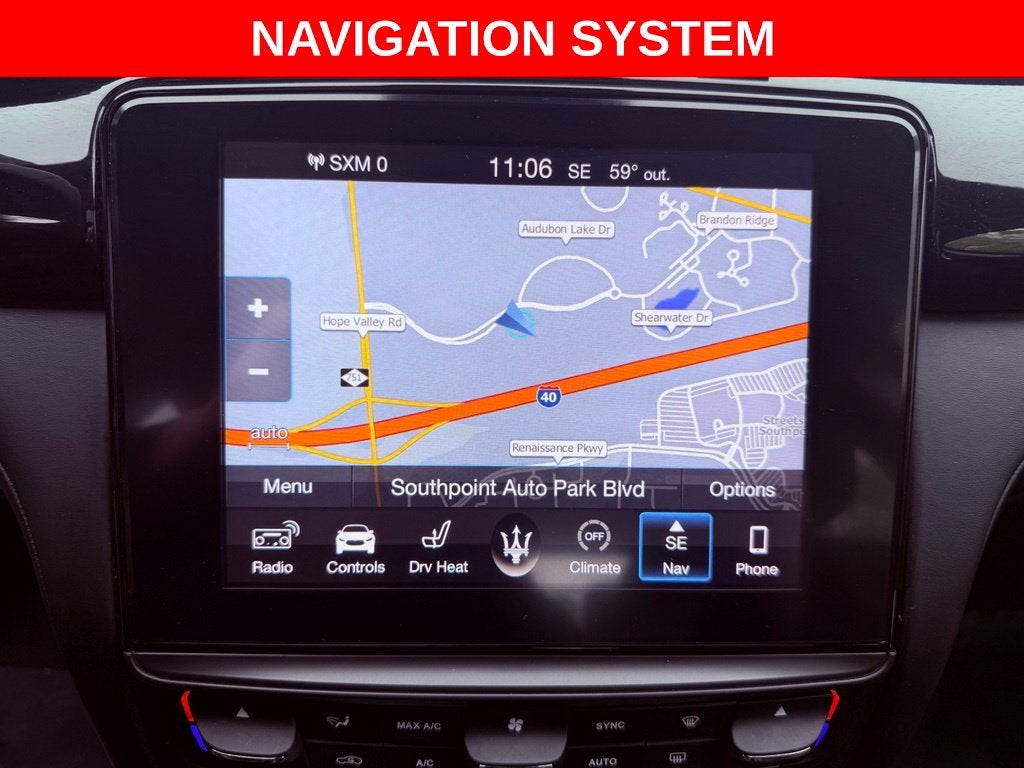 2018 Maserati Quattroporte S GranLusso 360 CAM/NAV/CARPLAYMASERATI SERVICED/