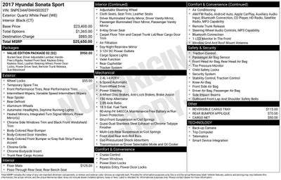 2017 Hyundai Sonata Sport