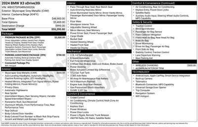 2024 BMW X3 xDrive30i