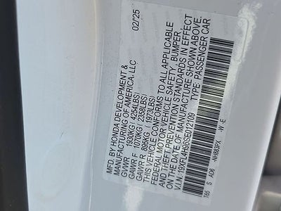 2025 Honda Civic Hybrid Sport Touring