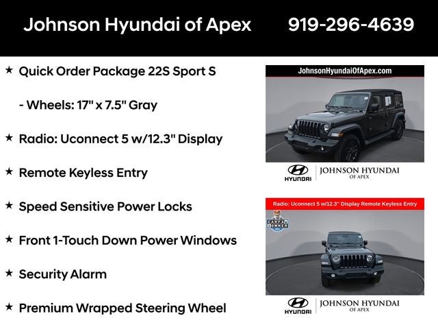 2024 Jeep Wrangler Sport S