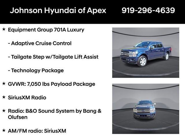 2019 Ford F-150 Platinum