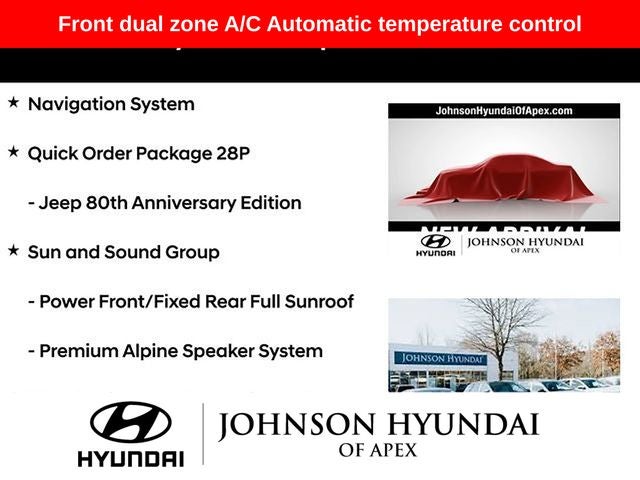 2021 Jeep Compass 80th Special Edition