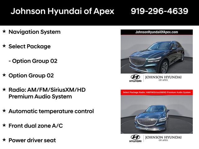2023 Genesis GV70 2.5T Select