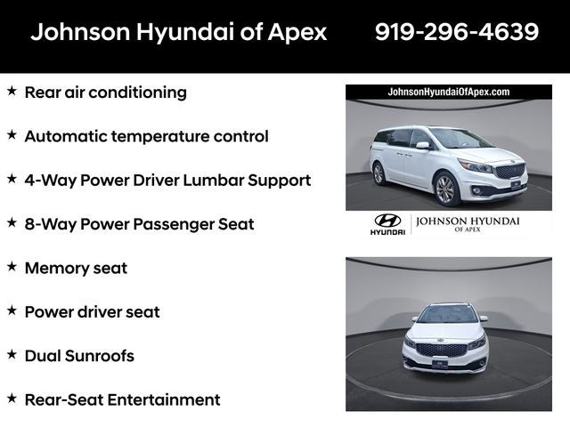 2018 Kia Sedona SX Limited