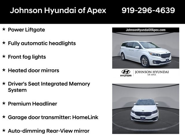 2018 Kia Sedona SX Limited