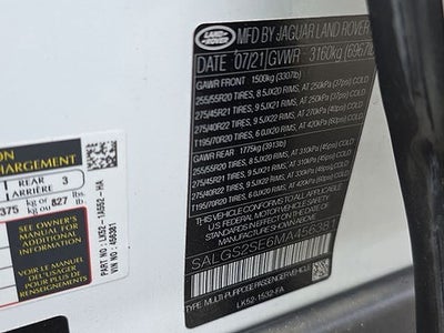 2021 Land Rover Range Rover Westminster