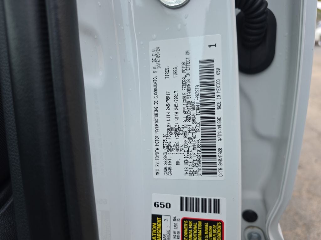 2024 Toyota Tacoma SR