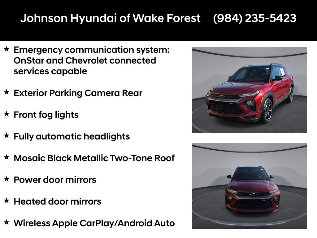 2022 Chevrolet TrailBlazer RS