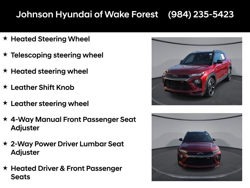 2022 Chevrolet TrailBlazer RS