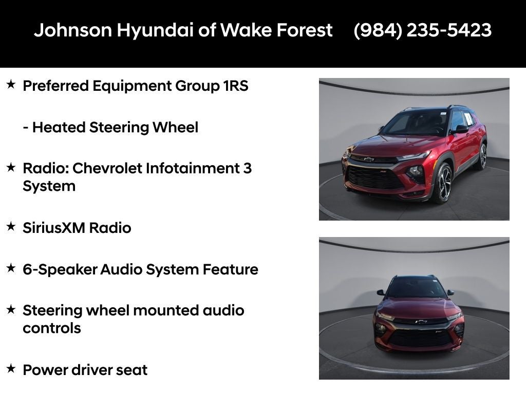 2022 Chevrolet TrailBlazer RS